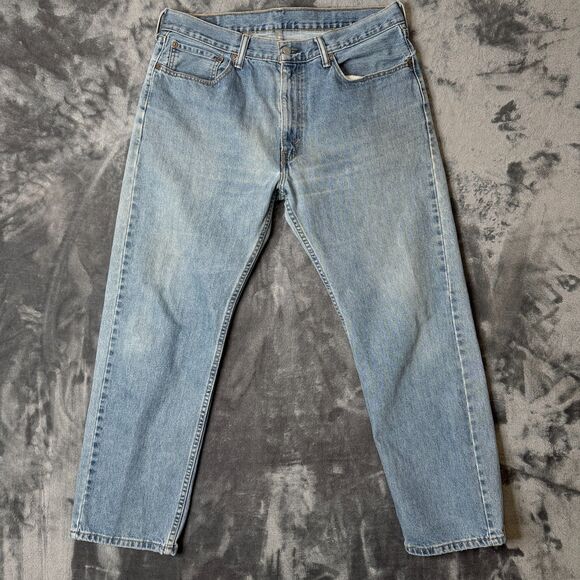 Levi's 505 Men's Denim Jeans Regular Wash Mens Size 36x30 - Picture 1 of 7